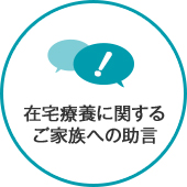 在宅療養に関するご家族への助言